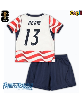 Statele Unite Tim Ream #13 Echipament de Fotbal Replică Mondial 2026 Copii Acasa (+ Șorturi)